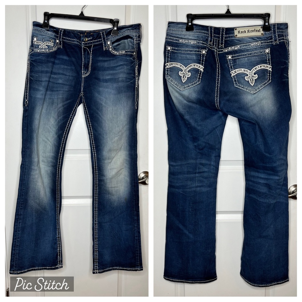 Rock Revival Distressed Eloise Easy Boot Cut Jean
